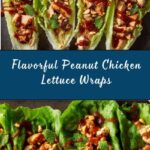 Peanut Chicken Lettuce Wraps Recipe