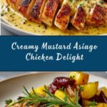 Chicken with Creamy Mustard Asiago Sauce Recipe