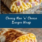 Mac ‘n’ Cheese Burger Wrap Recipe