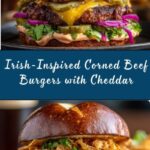 Corned Beef Burgers with Irish Cheddar Cheese Recipe
