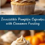 Pumpkin Cupcakes with Cinnamon Cream Cheese Frosting Recipe