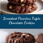 Flourless Triple Chocolate Cookies Recipe