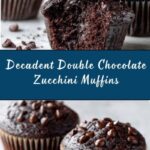 Healthy Double Chocolate Zucchini Muffins Recipe