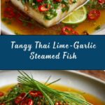 Thai Lime-Garlic Steamed Fish Recipe