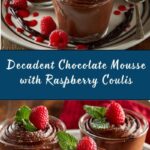 Chocolate Mousse with Raspberry Coulis Recipe