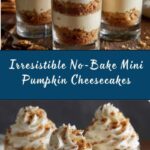 No-Bake Mini Pumpkin Cheesecakes Recipe