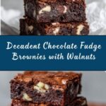 Chocolate Fudge Brownies with Walnuts Recipe