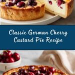German Cherry Cake – Cherry Custard Pie Recipe