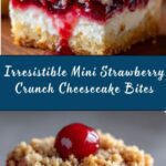 Mini Strawberry Crunch Cheesecake Bites Recipe