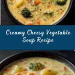 Cheesy Vegetable Soup Recipe