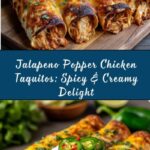 Jalapeno Popper Chicken Taquitos: A Delicious & Easy Recipe