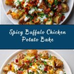 Buffalo Chicken Roasted Potato Bake Recipe