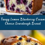 Lemon Blueberry Cream Cheese Sourdough Bread Recipe