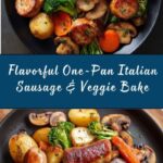 One Pan Baked Italian Sausage and Veggies Recipe