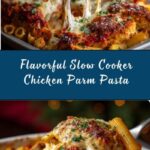 Slow Cooker Chicken Parmesan Pasta Recipe