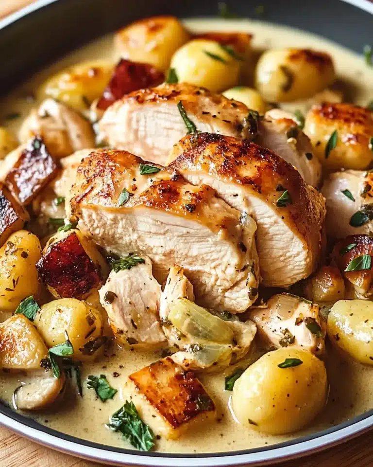 One-Pan Chicken and Gnocchi Recipe