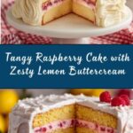 Raspberry Cake with Lemon Buttercream Recipe