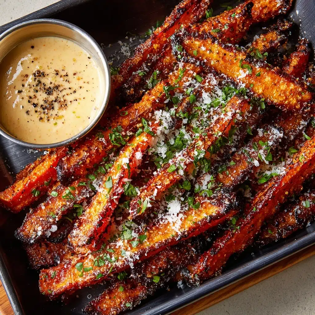 Parmesan Roasted Carrot Fries Recipe - Recipe Image