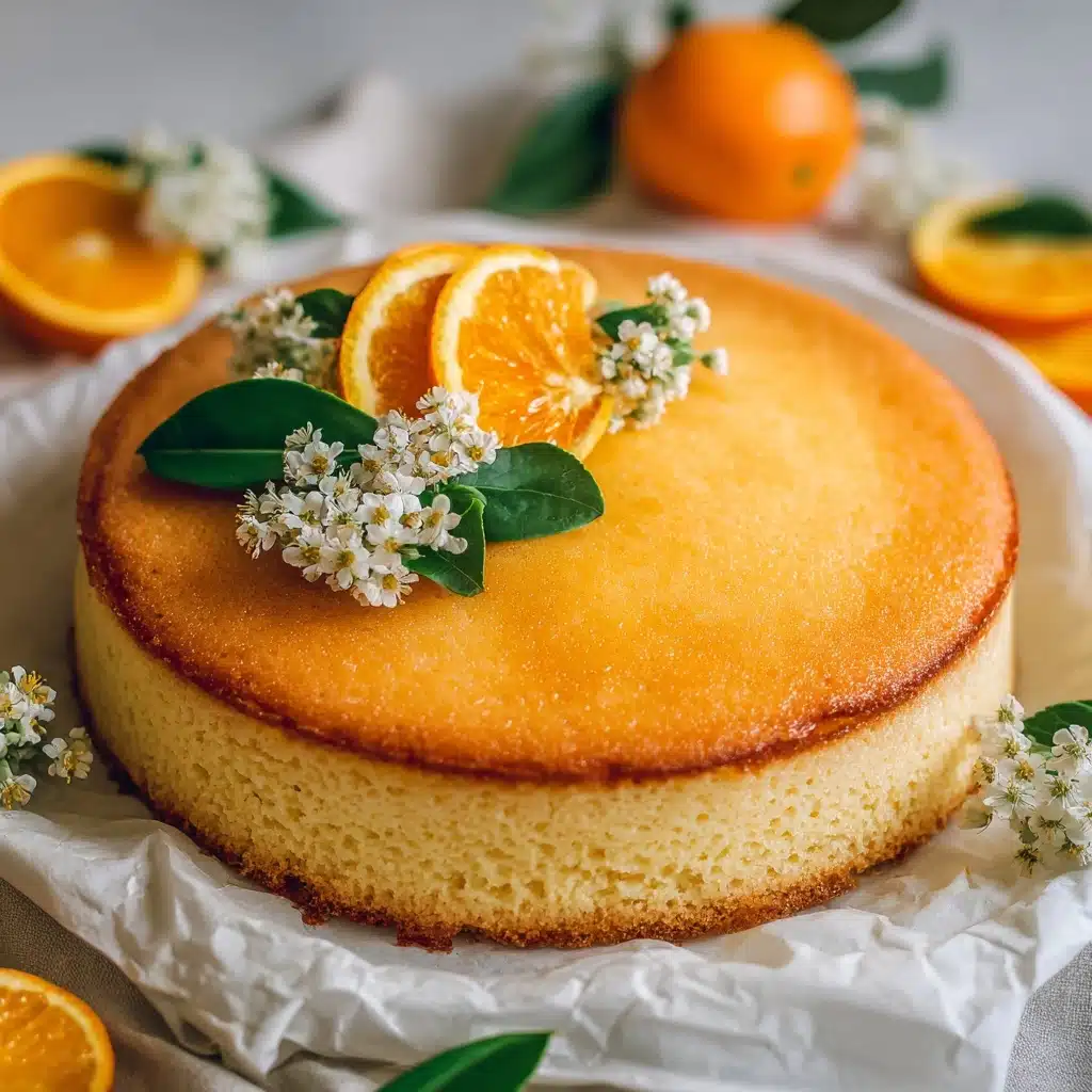 Whole Orange Cake – Flourless Recipe - Recipe Image