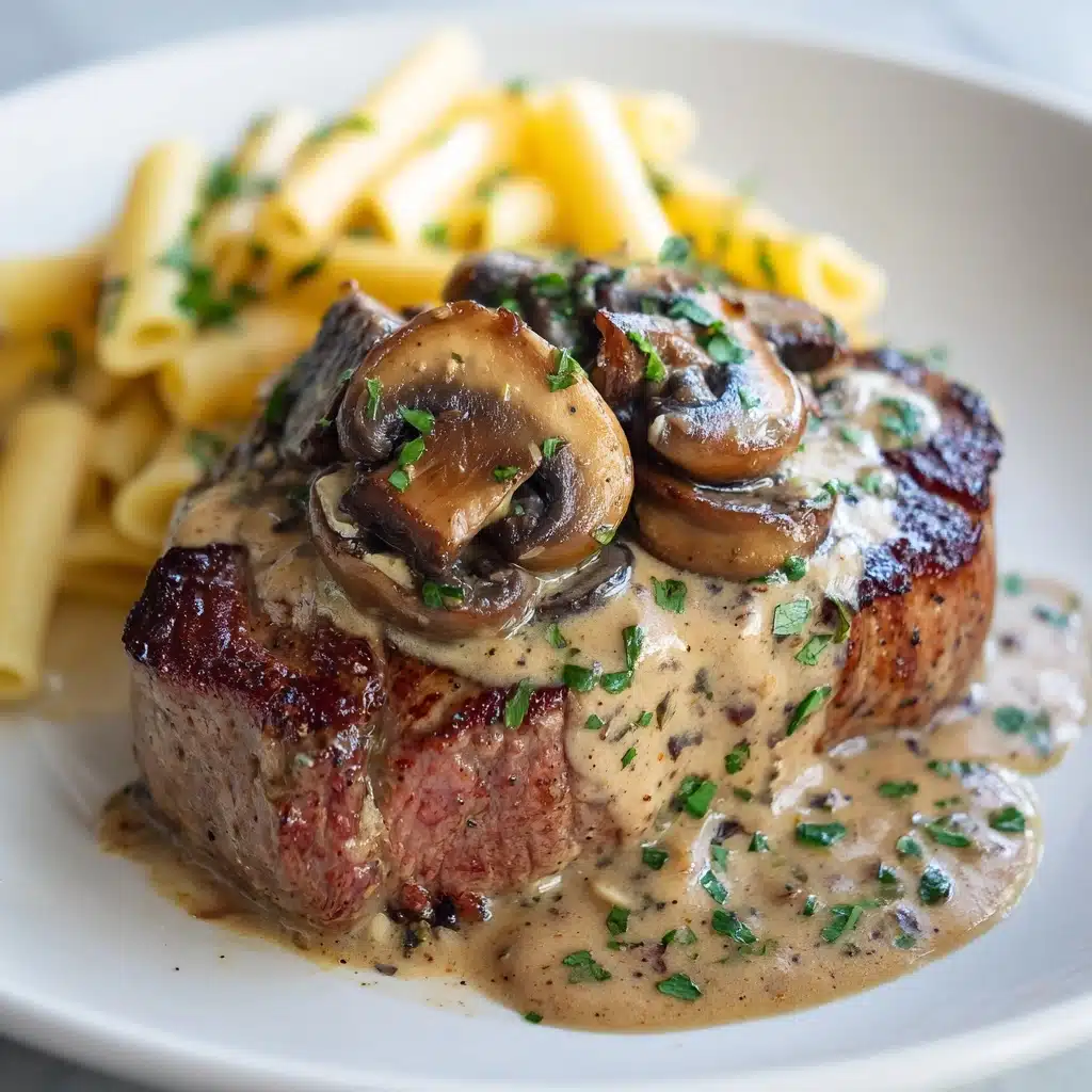 Creamy Mushroom Sauce Recipe - Recipe Image