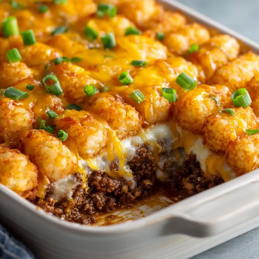 Shepherd’s Pie Tater Tot Casserole Recipe - Recipe Image