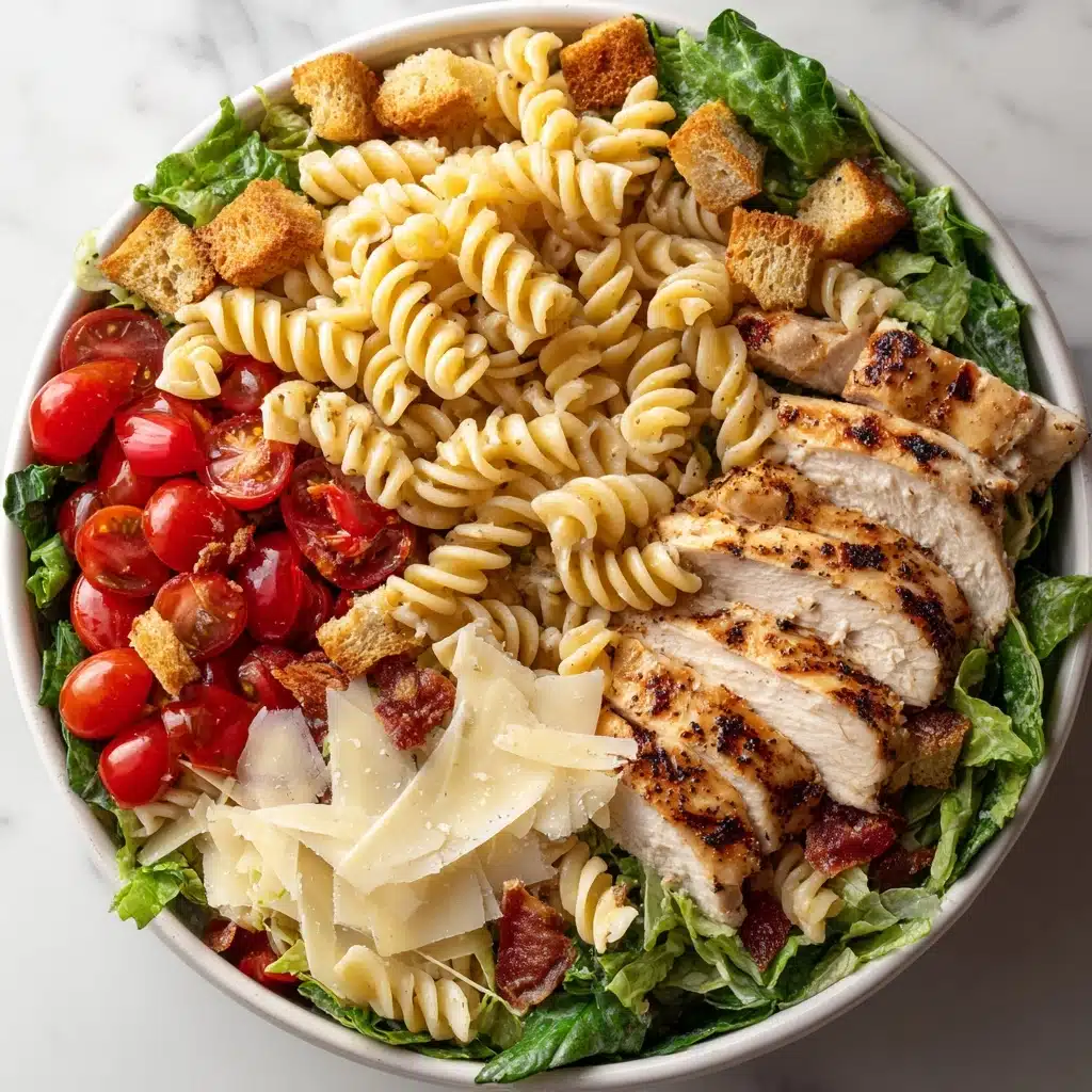Chicken Caesar Pasta Salad Recipe - Recipe Image