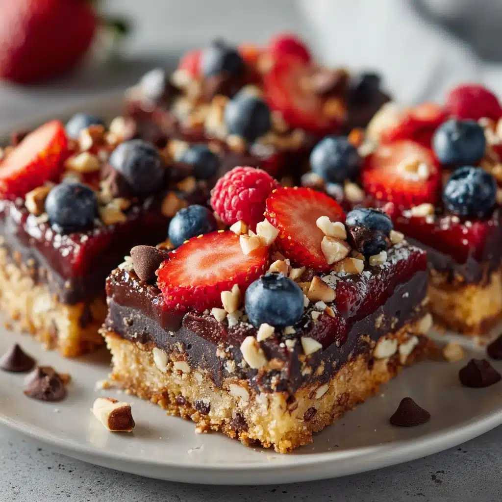 Chocolate Berry Bars Recipe - Recipe Image