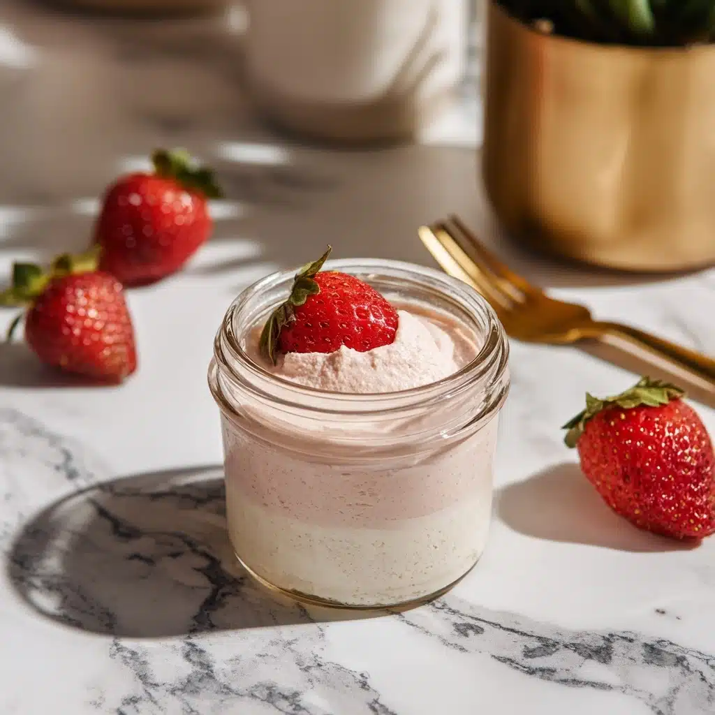Homemade Strawberry Shortcake Coffee Creamer Recipe - Recipe Image