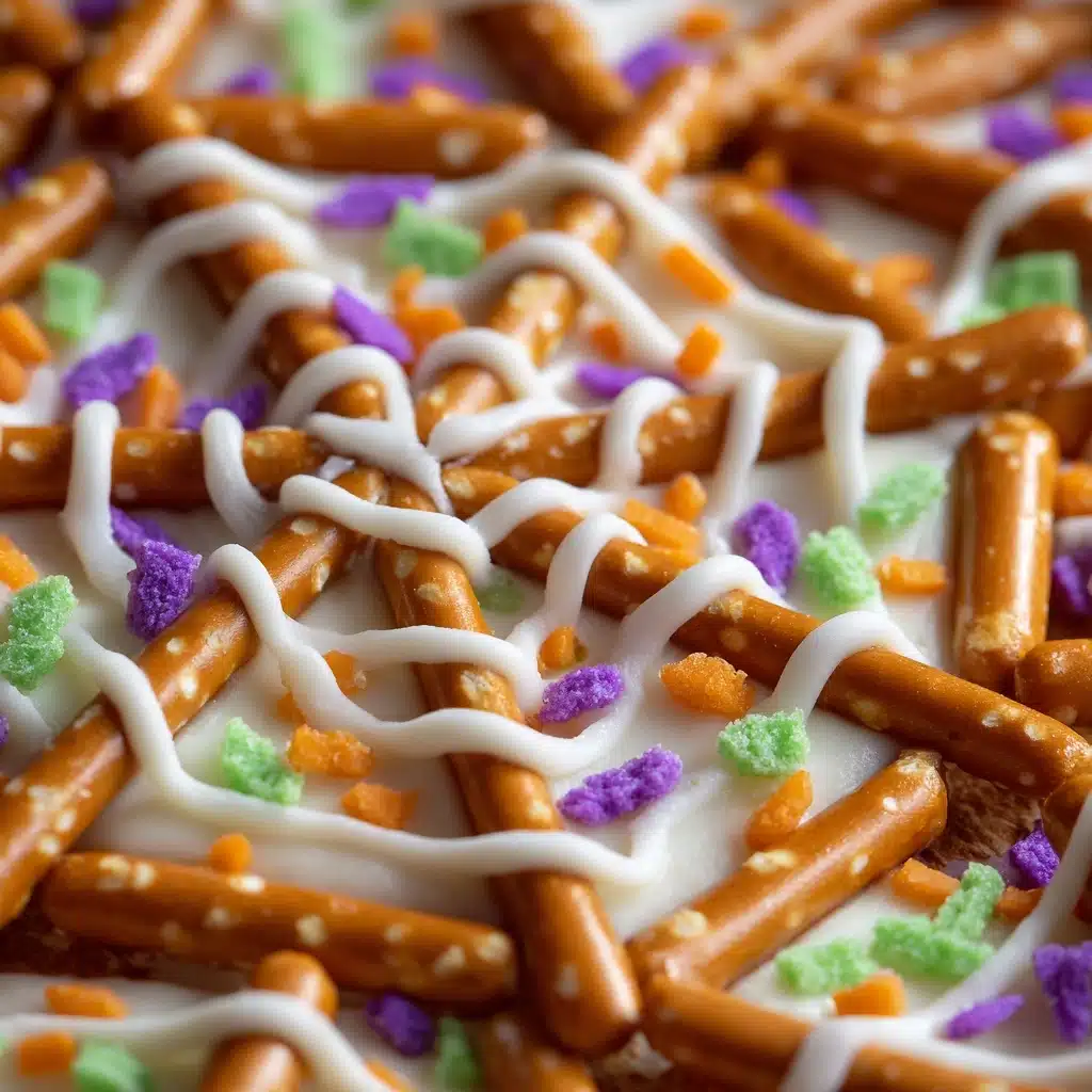 Spider Web Pretzels for a Spooky Treat Recipe - Recipe Image