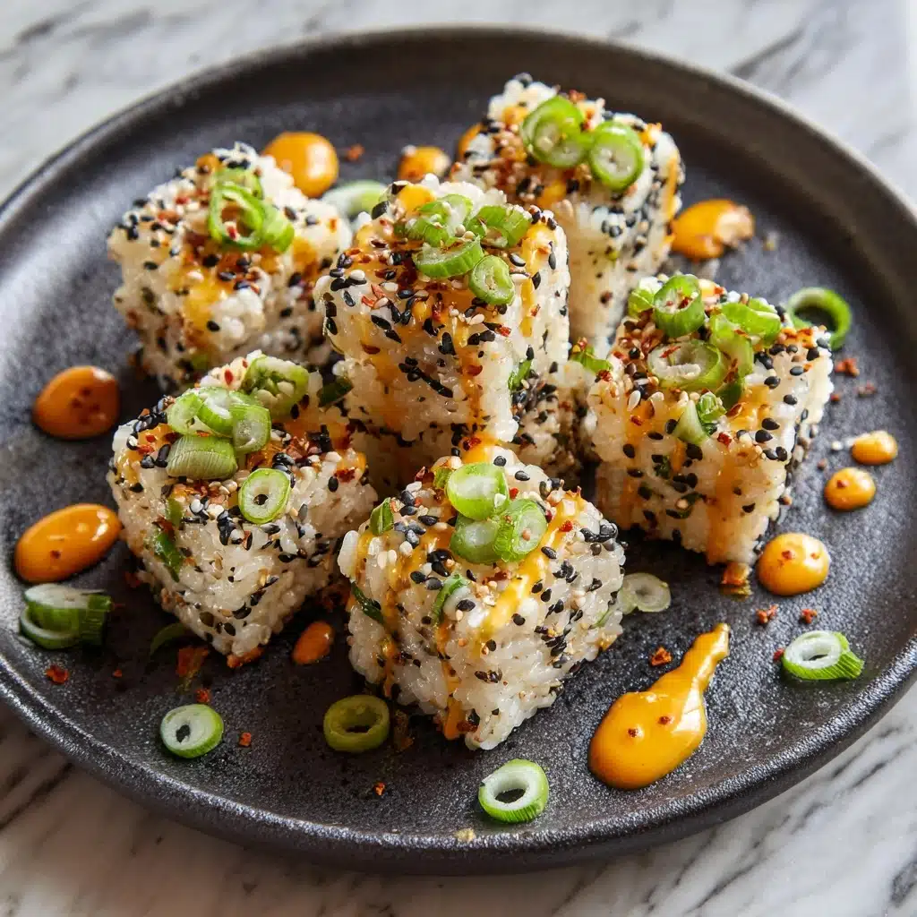 Crunchy Sushi Bites with Spicy Tuna Recipe - Recipe Image