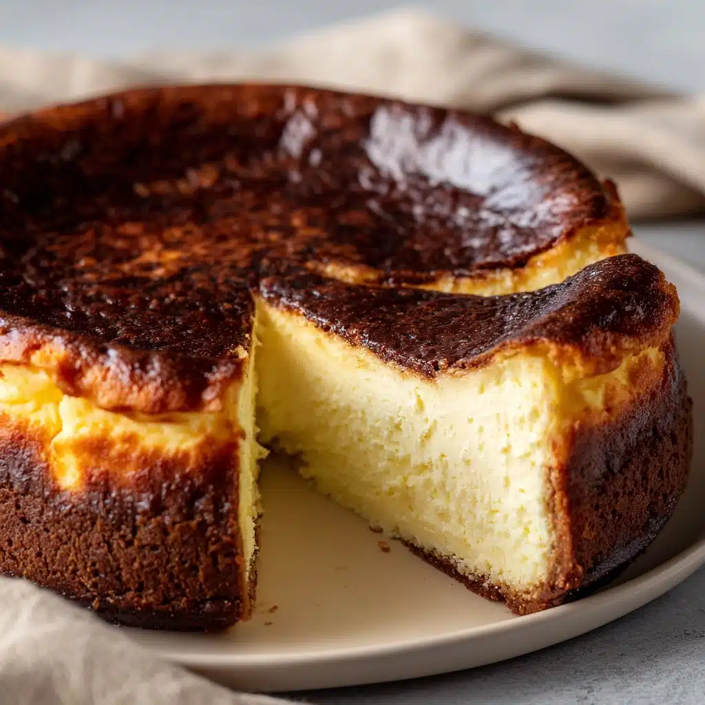 Loaf Pan Basque Cheesecake Recipe - Recipe Image
