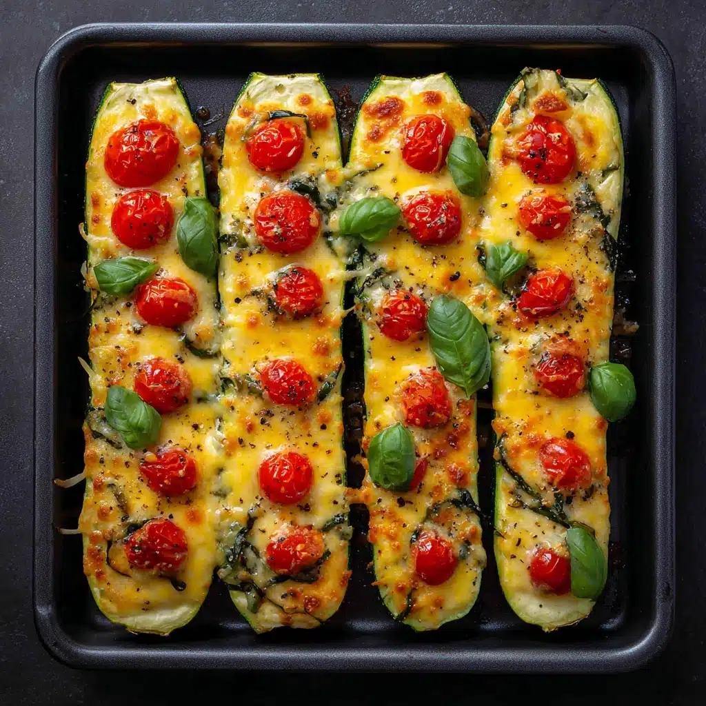 Zucchini Pizza Boats Recipe - Recipe Image