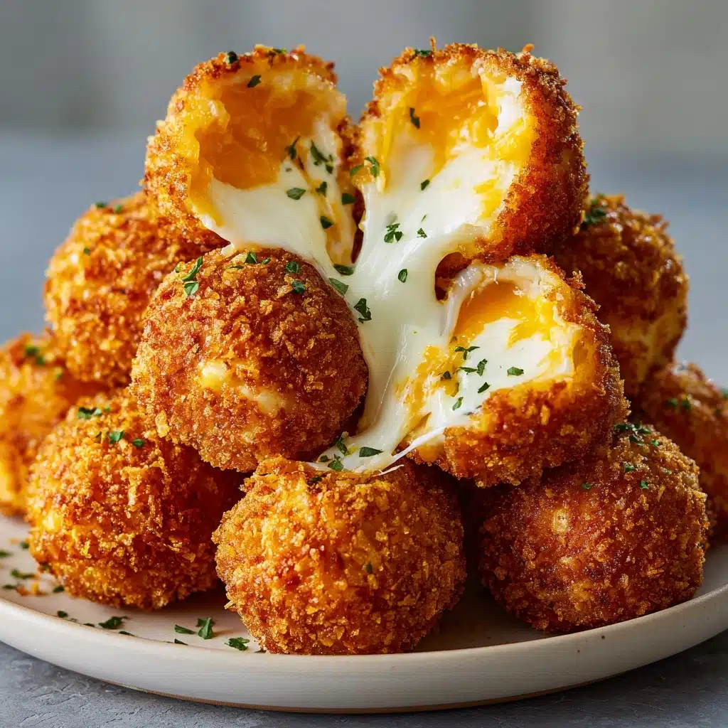 Crispy Homemade Fried Cheese Bites Recipe - Recipe Image
