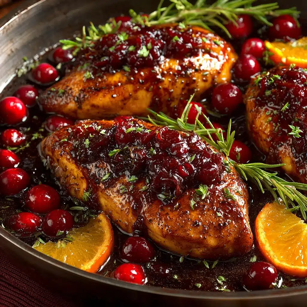 Cranberry Orange Chicken Recipe - Recipe Image