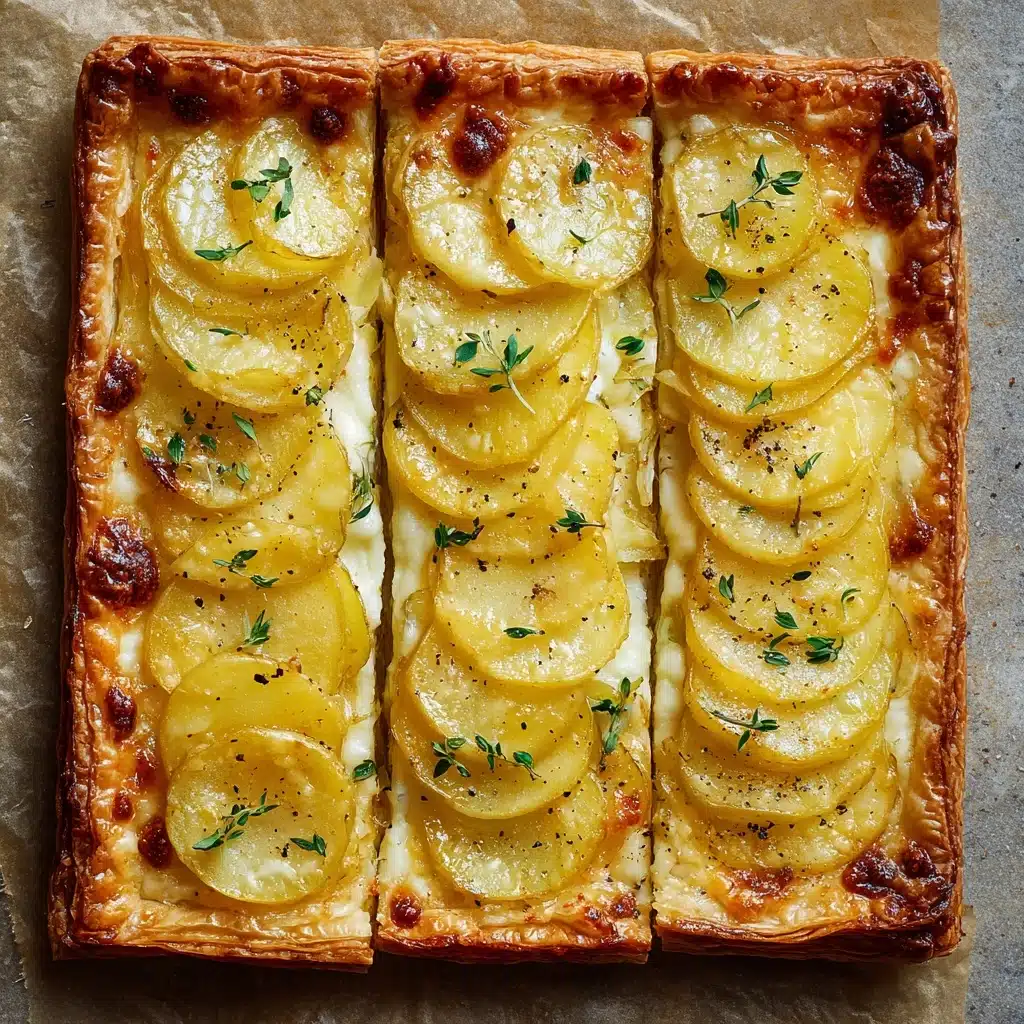 Puff Pastry Potato Tart Recipe - Recipe Image