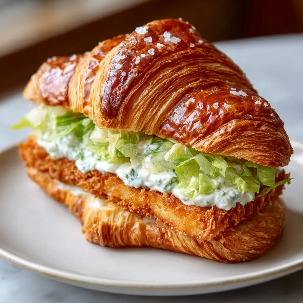 Chicken Caesar Croissant Recipe - Recipe Image