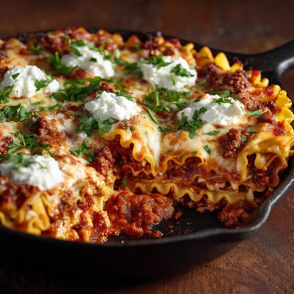 Simple Skillet Pesto Cheese Lasagna Roll Ups Recipe - Recipe Image