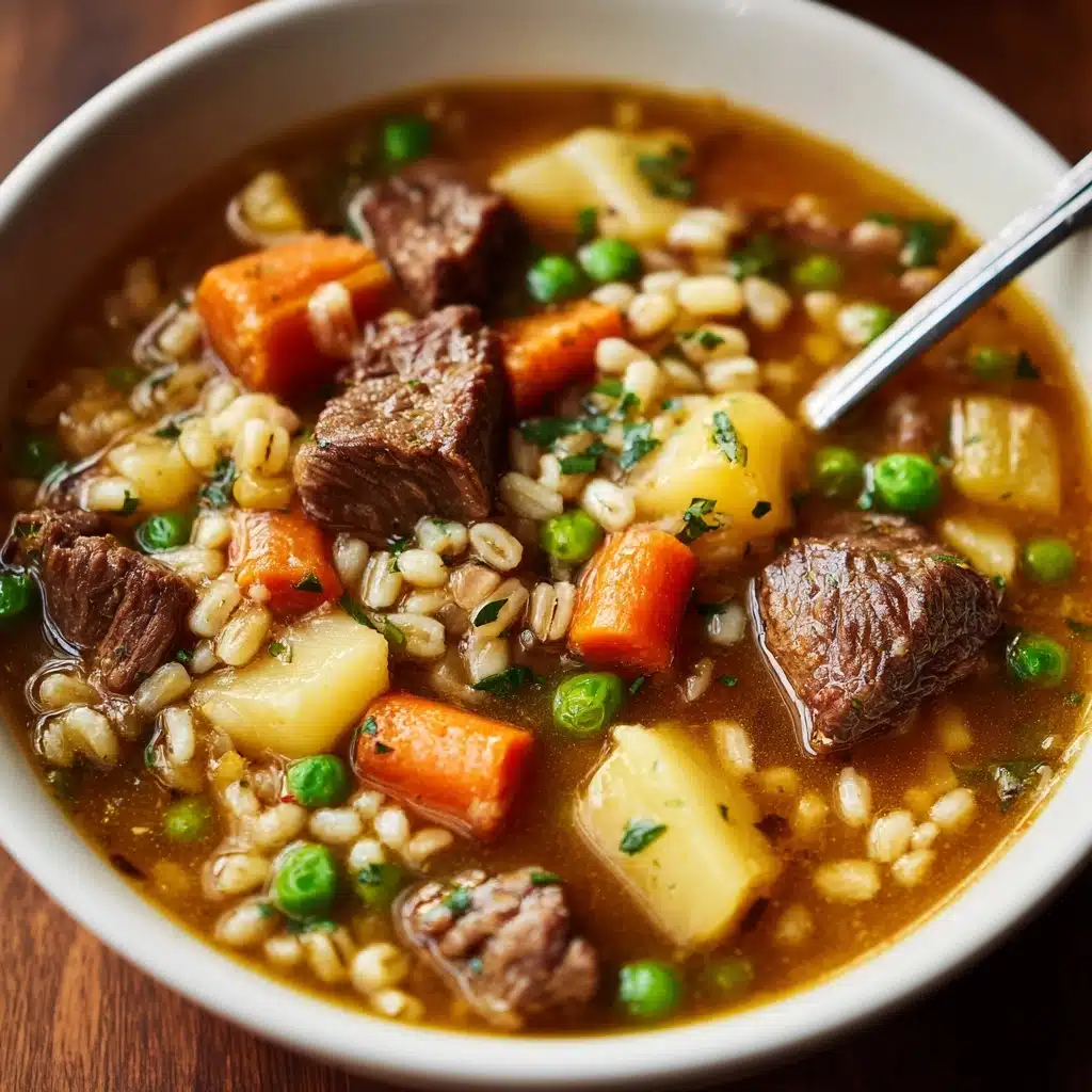 Old Fashioned Beef Barley Stew Recipe - Recipe Image