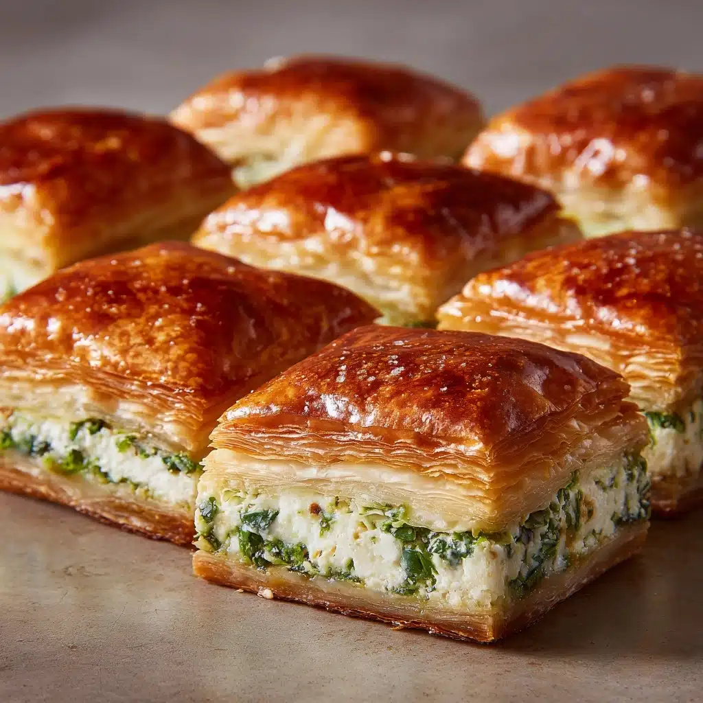 Savory Spinach & Feta Puff Pastry Bites Recipe - Recipe Image