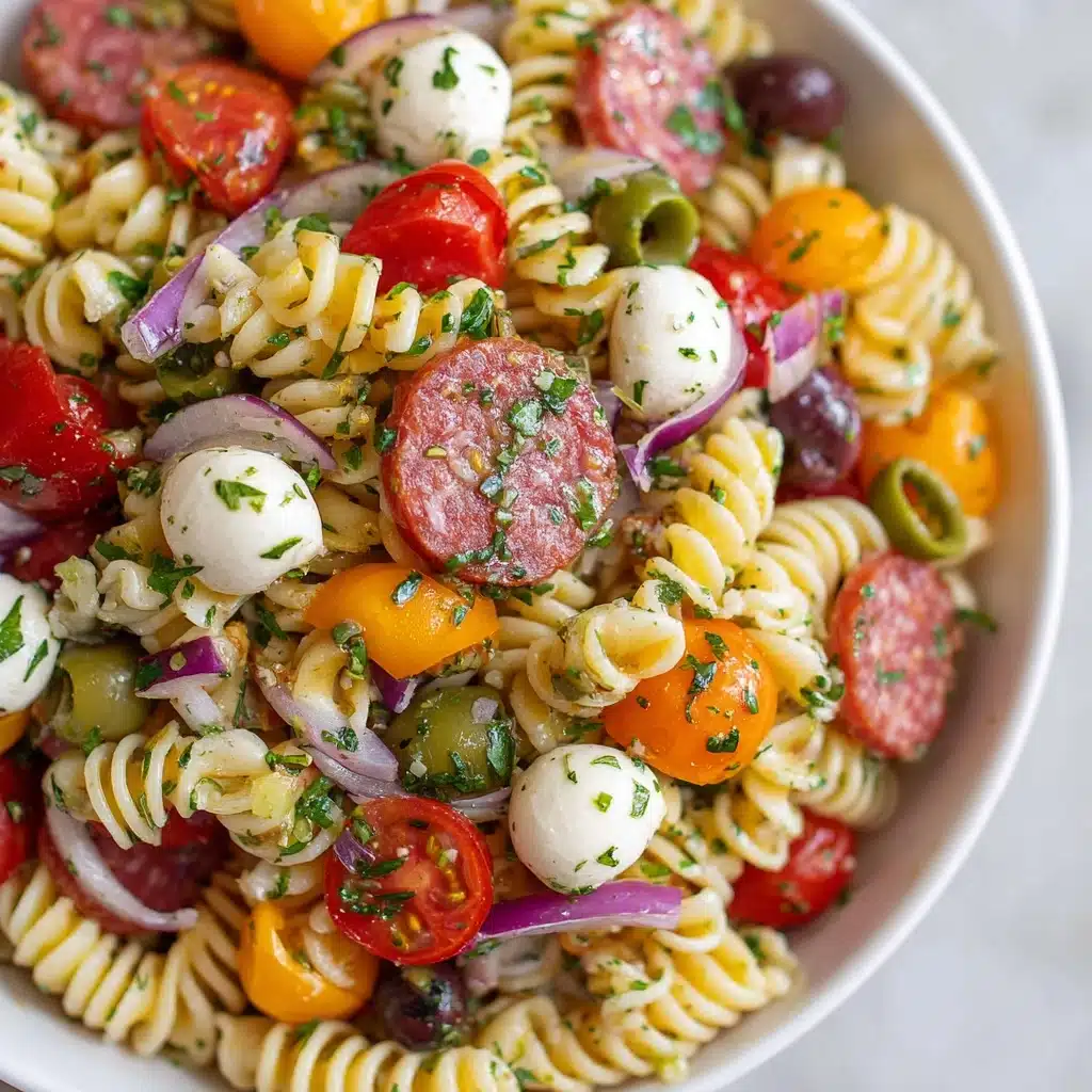 Zesty Italian Pasta Salad Recipe - Recipe Image
