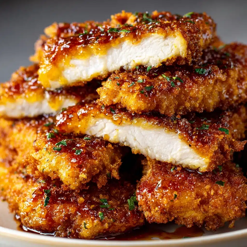 Baked Crunchy Hot Honey Chicken Recipe - Recipe Image