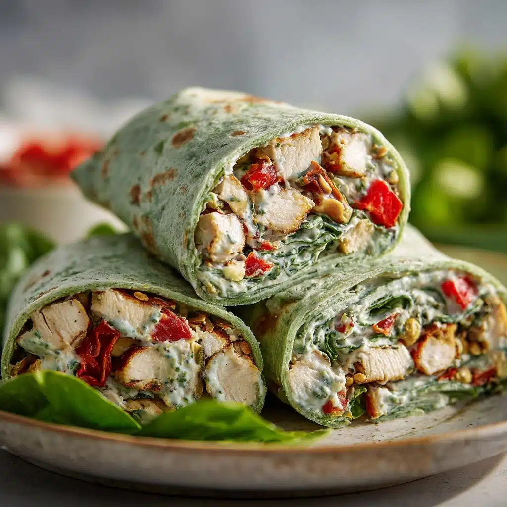 Green Goddess Chickpea Salad Wraps Recipe - Recipe Image