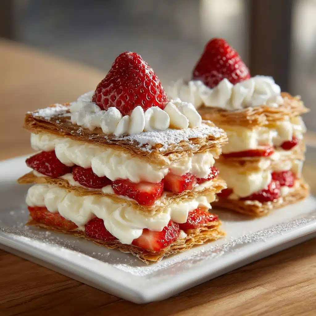 Strawberry Napoleons: A Sweet, Flaky Delight Recipe - Recipe Image