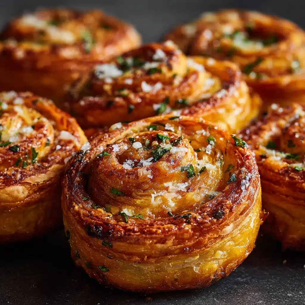 Garlic Parmesan Herb Cruffins Recipe - Recipe Image