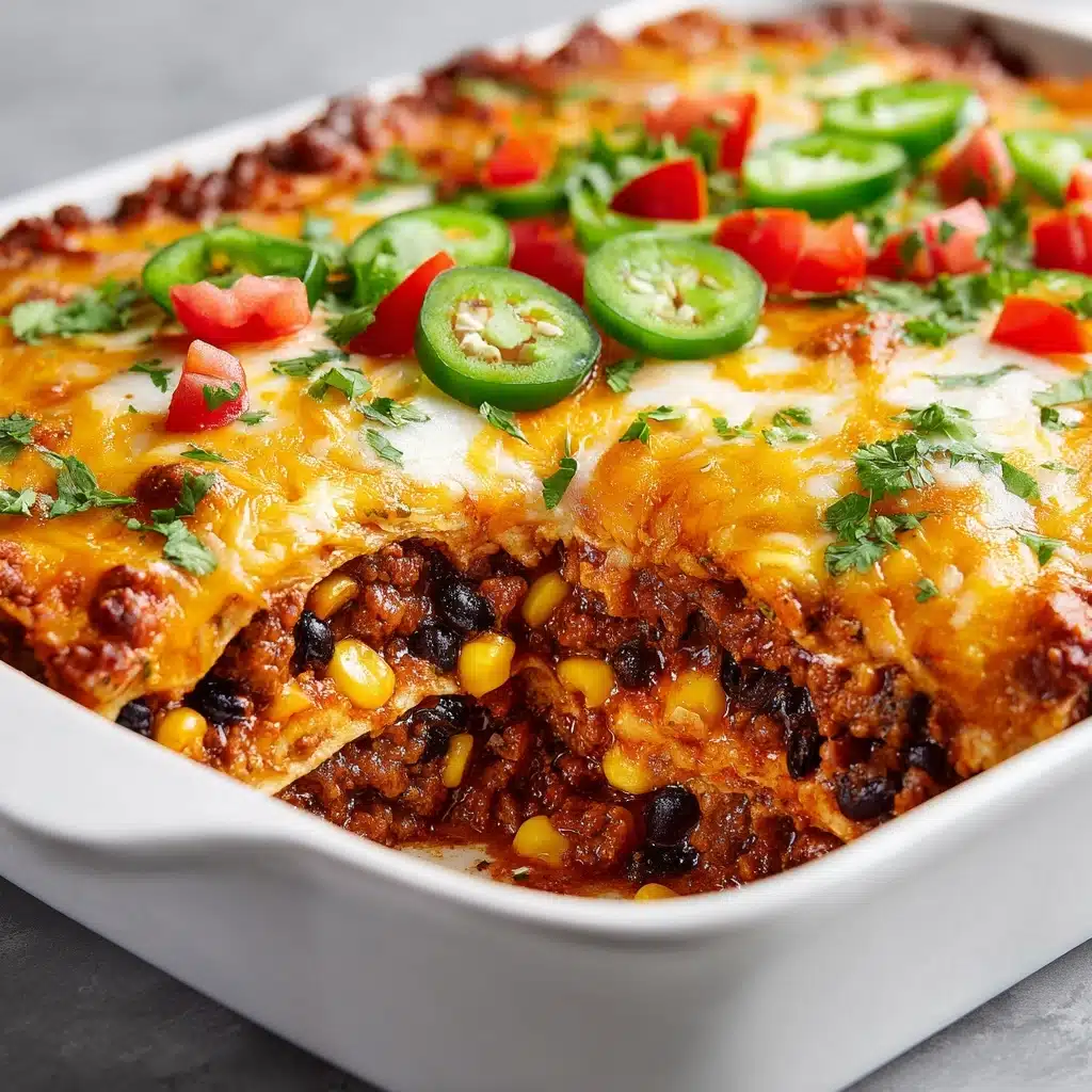 Beef Enchilada Casserole Recipe - Recipe Image