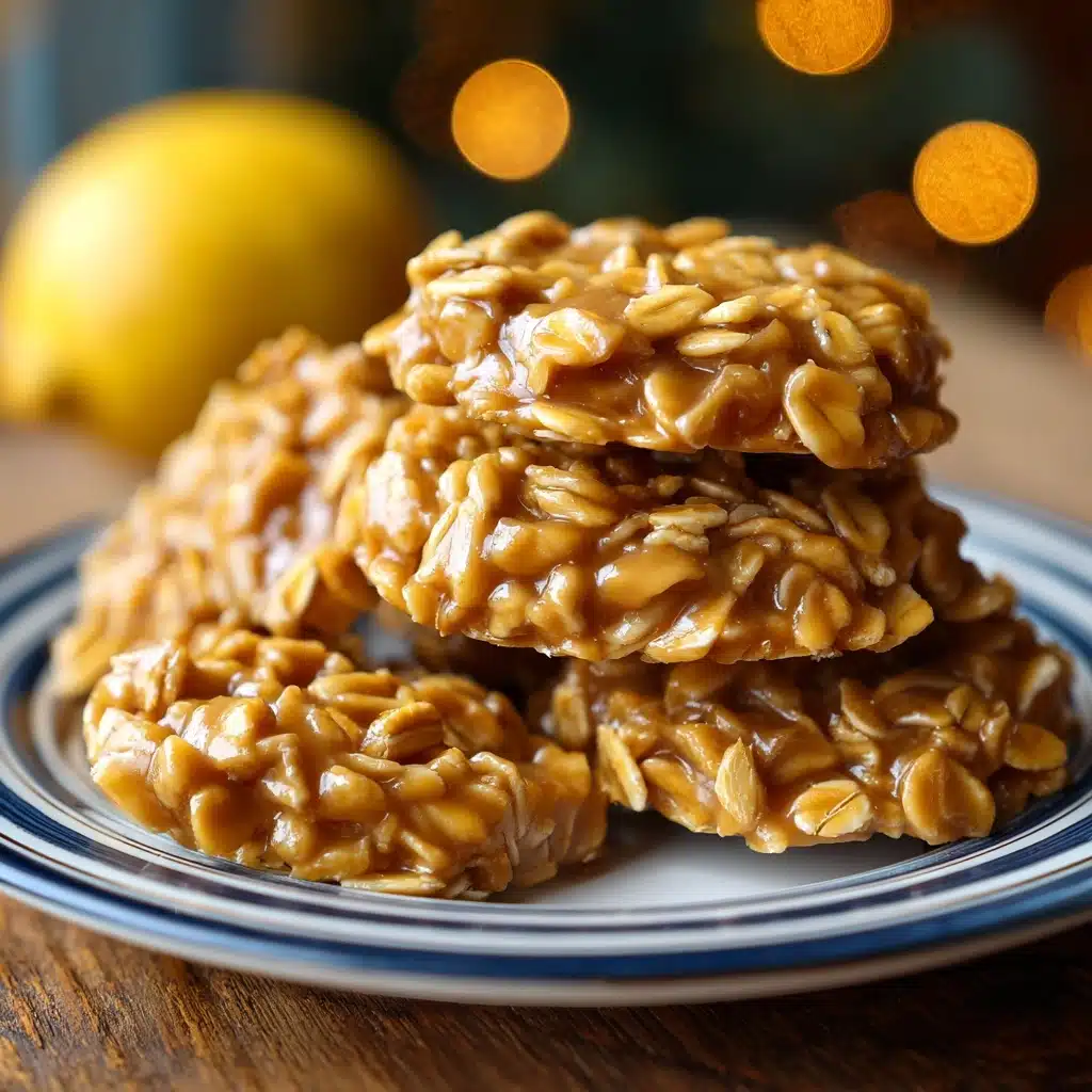 Lemon Oatmeal No-Bake Cookies Recipe - Recipe Image