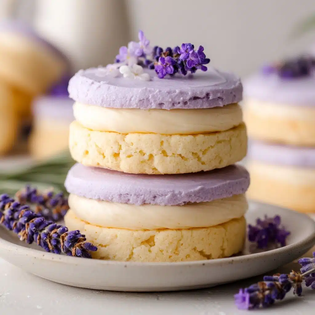 Lemon Lavender Sandwich Cookies Recipe - Recipe Image