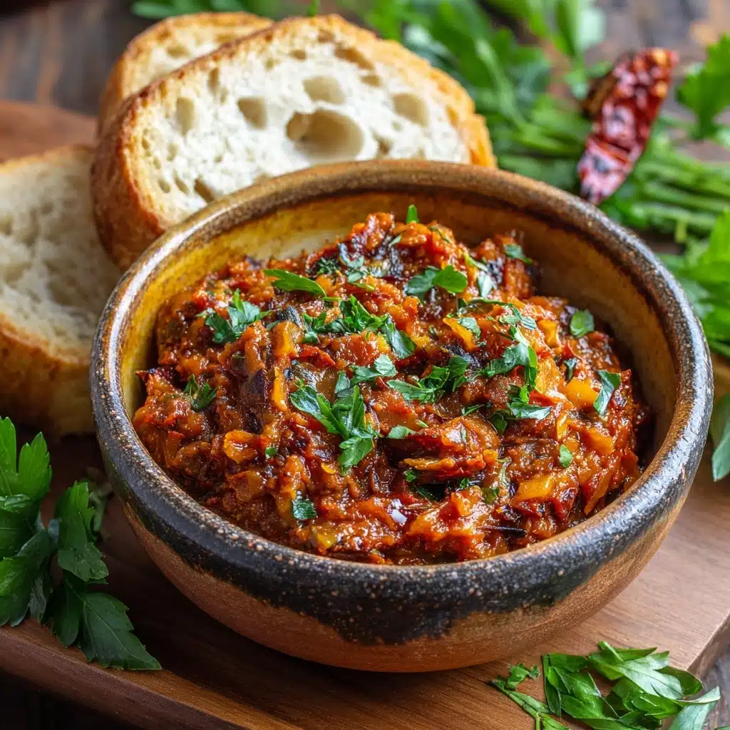 Ajvar – Balkan Pepper Spread Recipe - Recipe Image
