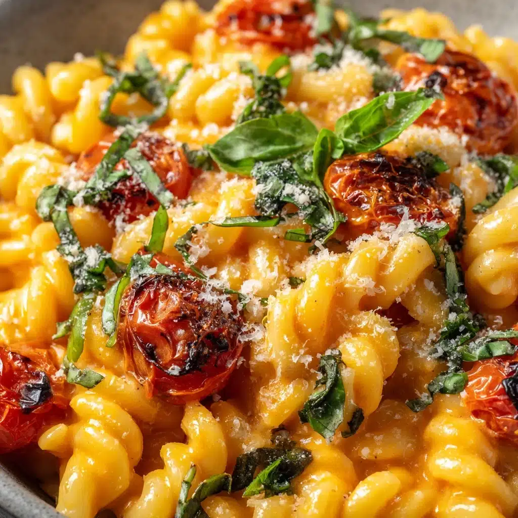 Spicy Tomato Garlic Confit Pasta Recipe - Recipe Image