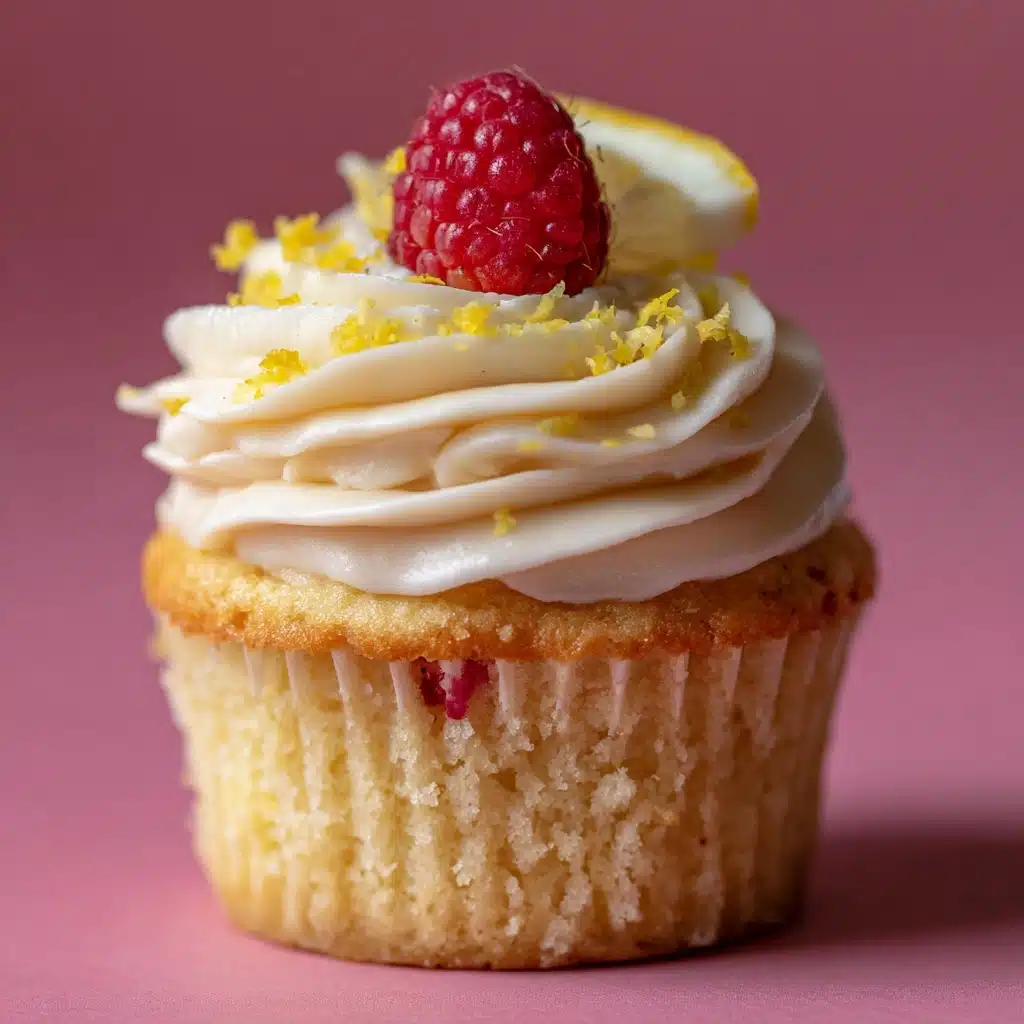 Raspberry Lemon Heaven Cupcakes Recipe - Recipe Image